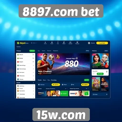 Interface do usuário no 8897.com bet é intuitiva